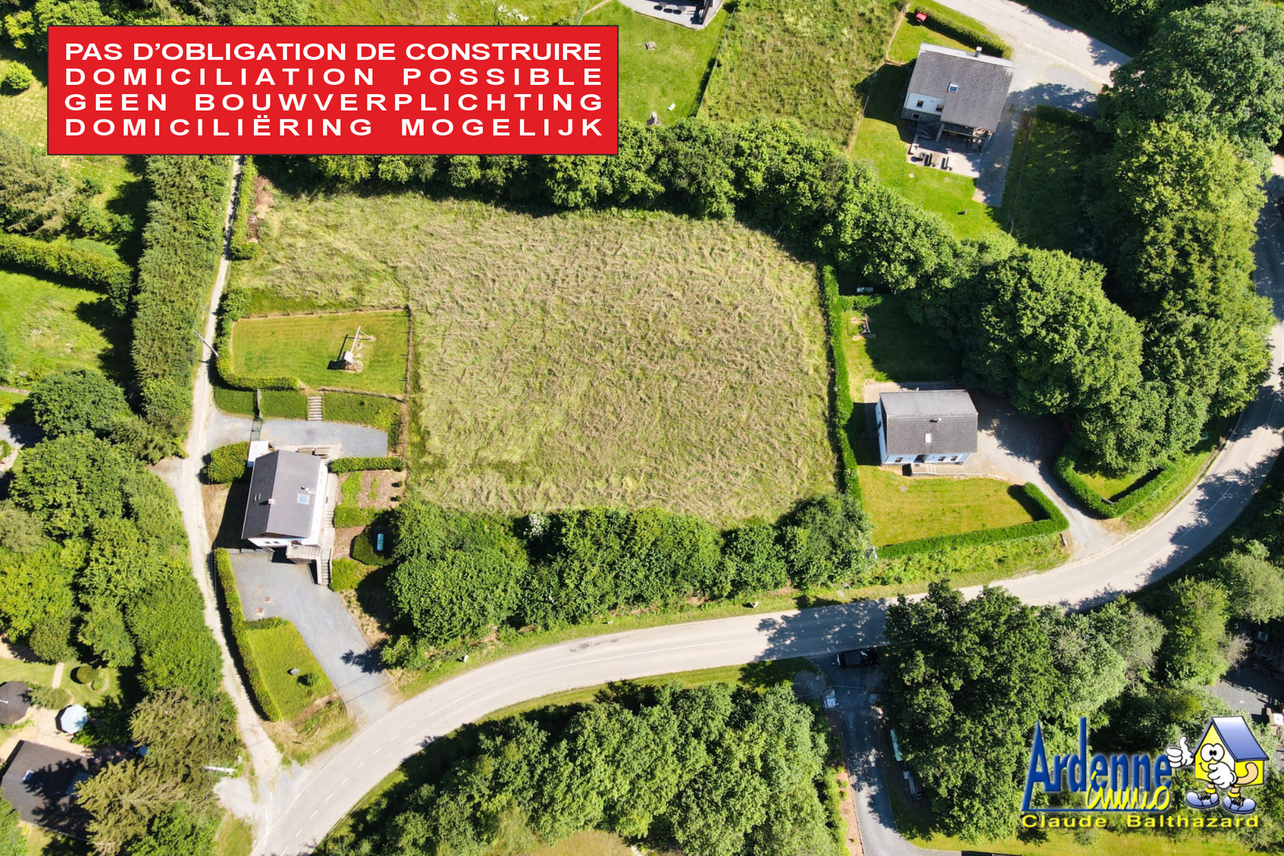 Terrain à vendre à Wibrin 6666 60000.00€ chambres m² - annonce 162830