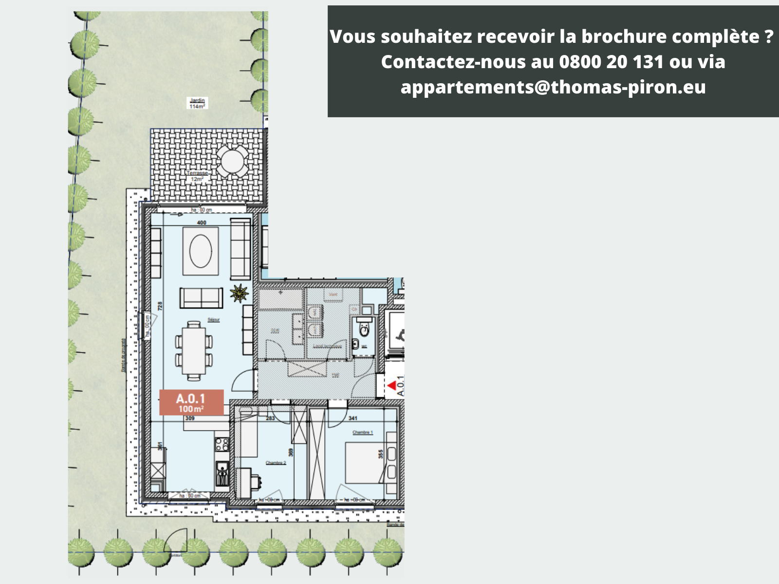 Appartement à vendre à Bastogne 6600 314000.00€ 2 chambres 100.00m² - annonce 362261