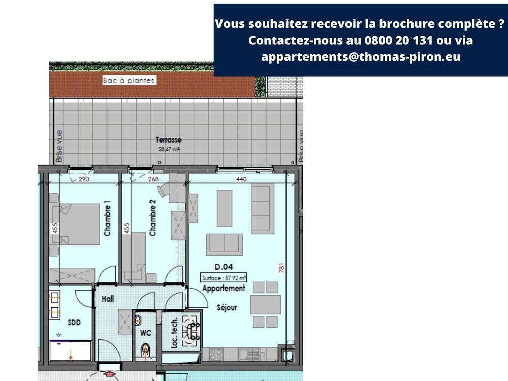 Appartement à vendre à Habay-la-Neuve 6720 330000.00€ 2 chambres 88.00m² - annonce 365685