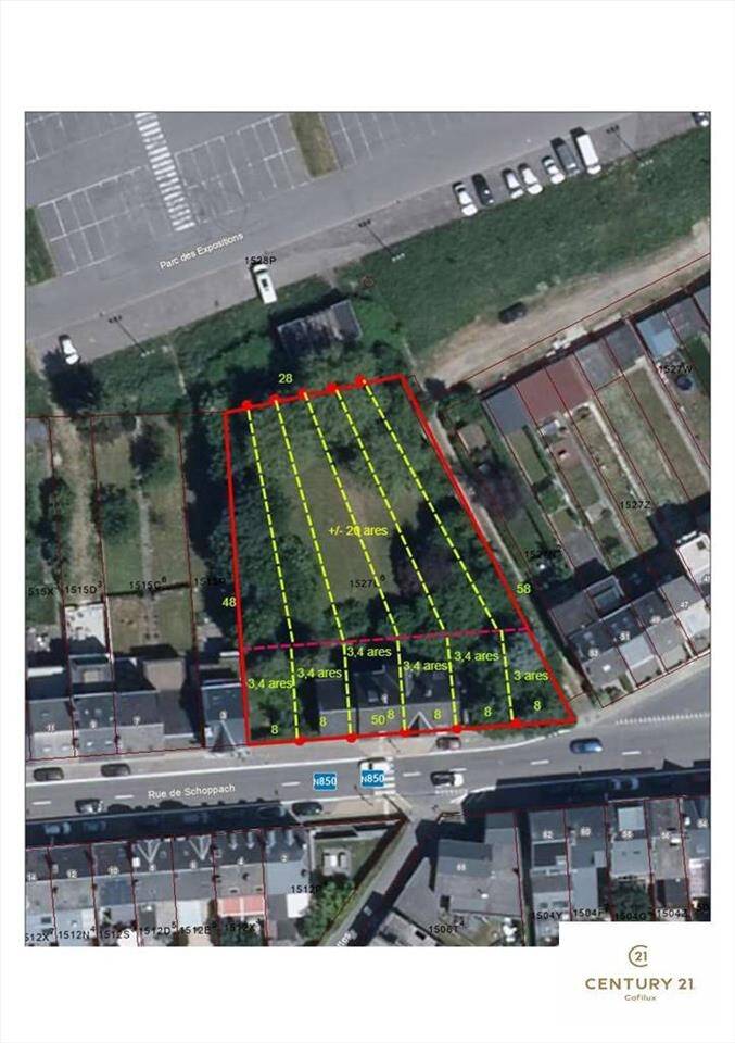 Terrain à bâtir à vendre à Arlon 6700 600000.00€ chambres m² - annonce 472817