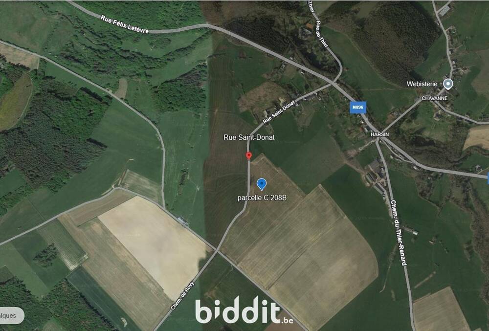 Terrain à vendre à Harsin 6950 110000.00€ chambres m² - annonce 485518