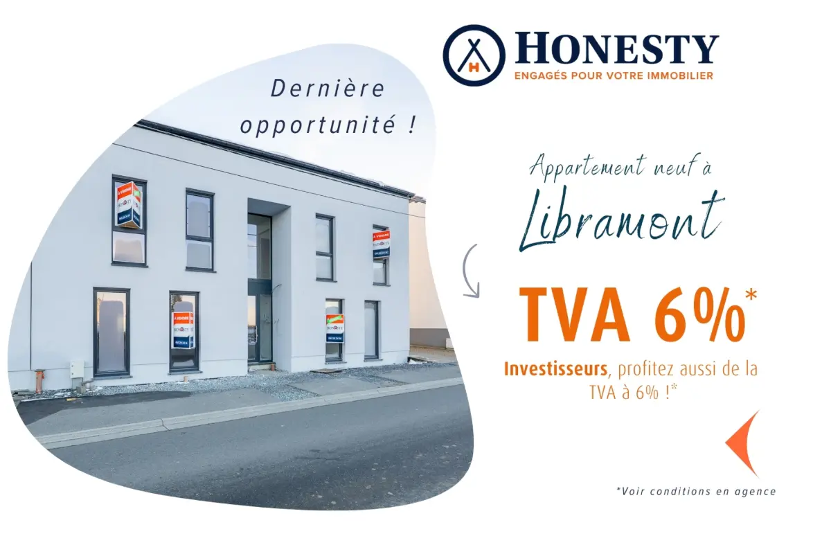 Duplex à vendre à Libramont-Chevigny 6800 279900.00€ 3 chambres 95.30m² - annonce 590106