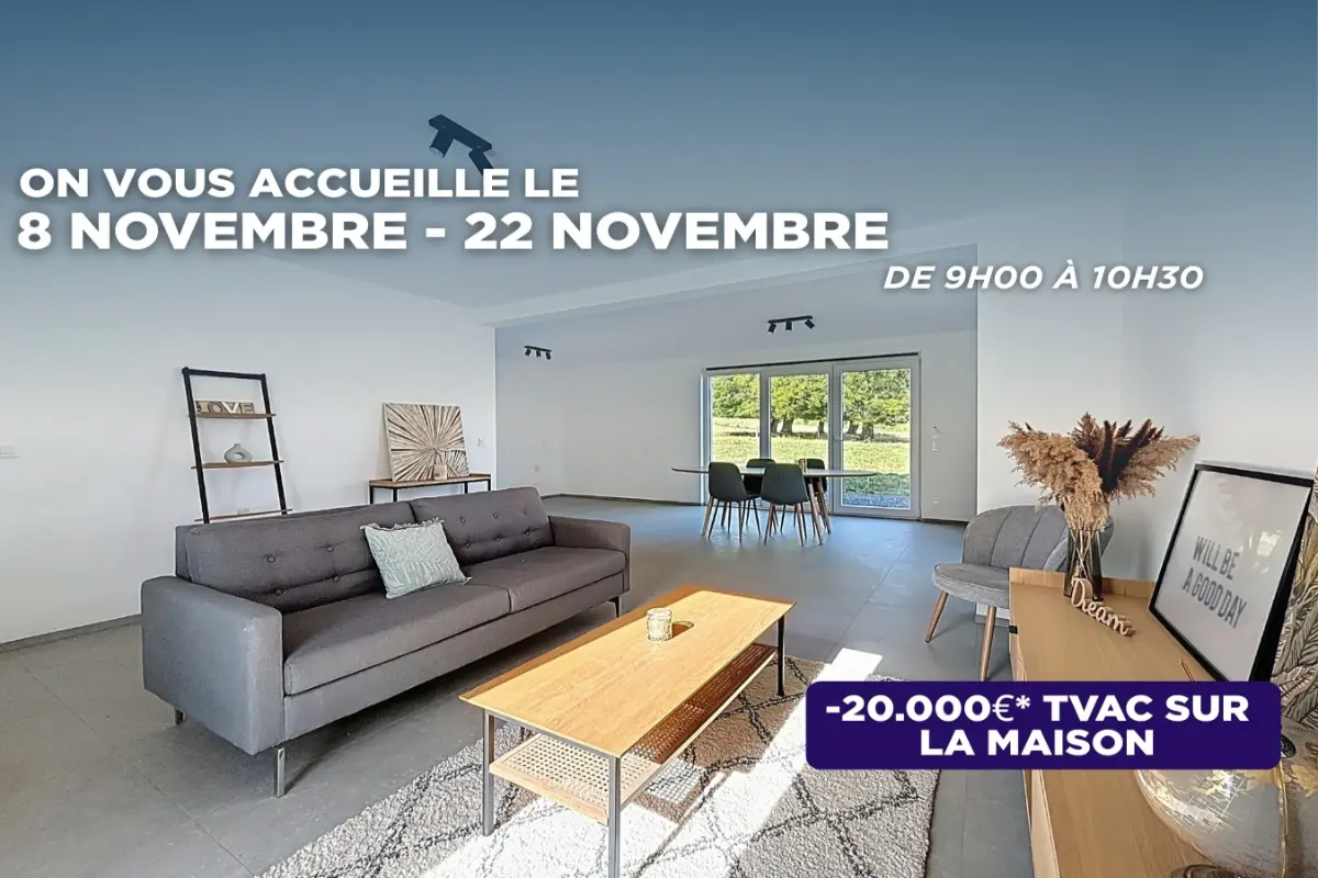 Maison à vendre à Neufchâteau 6840 339000.00€ 3 chambres 131.82m² - annonce 592487