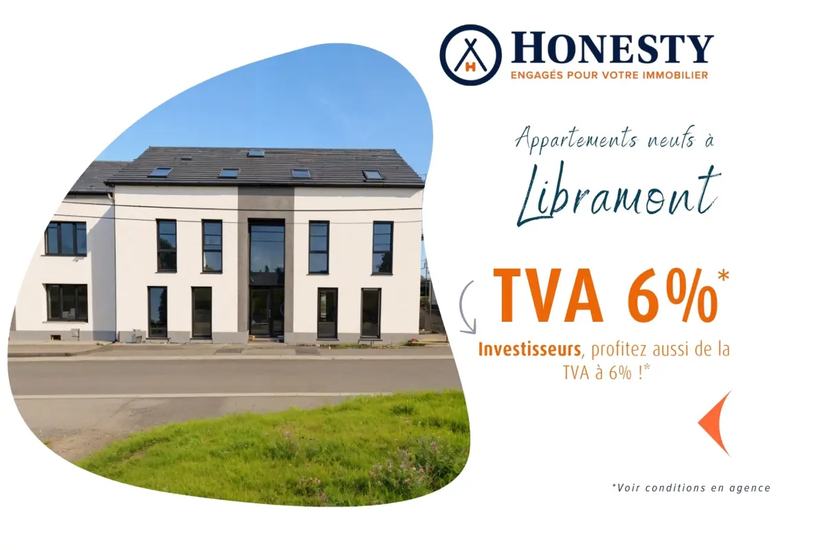 Appartement à vendre à Libramont-Chevigny 6800 239900.00€ 2 chambres 77.90m² - annonce 603570