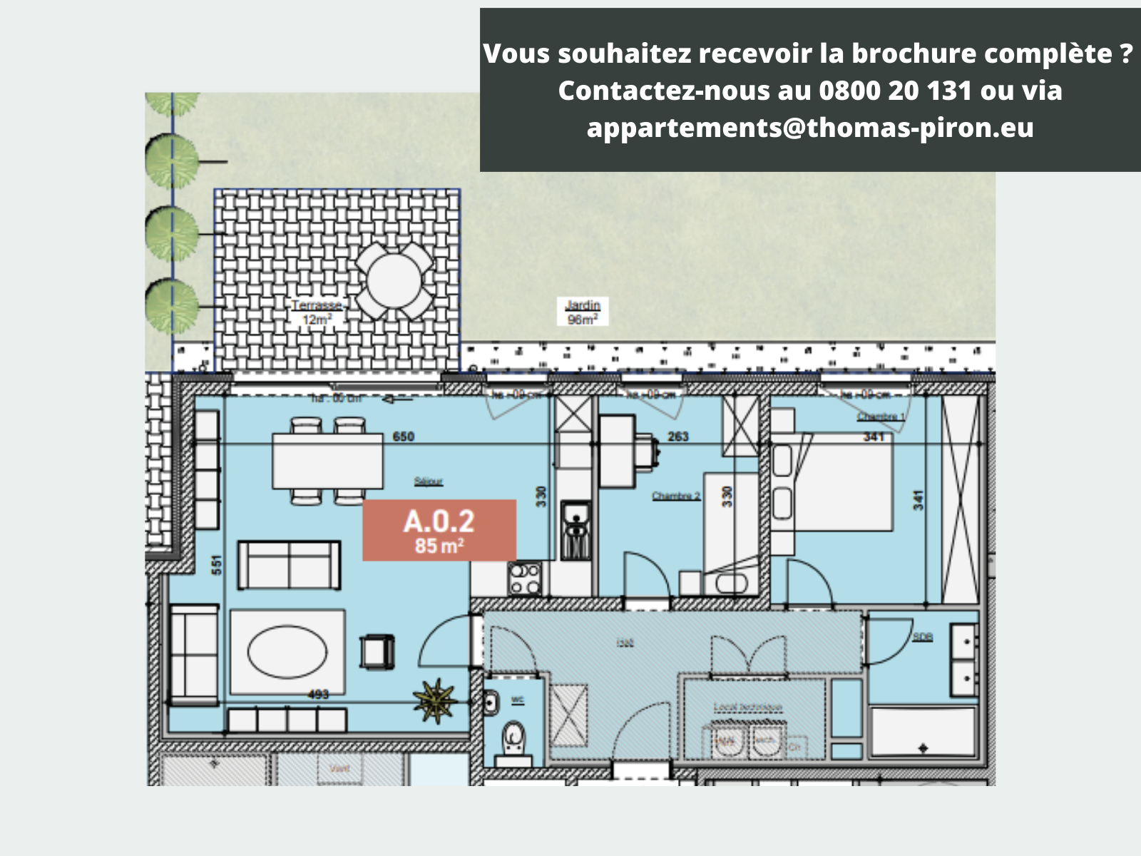 Appartement à vendre à Bastogne 6600 288256.00€ 2 chambres 85.00m² - annonce 604685