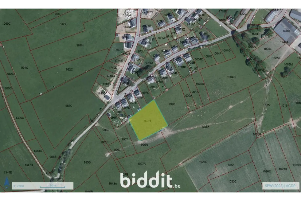 Terrain non bâtissable à vendre à Saint-Pierre 6800 9200.00€  chambres m² - annonce 632541