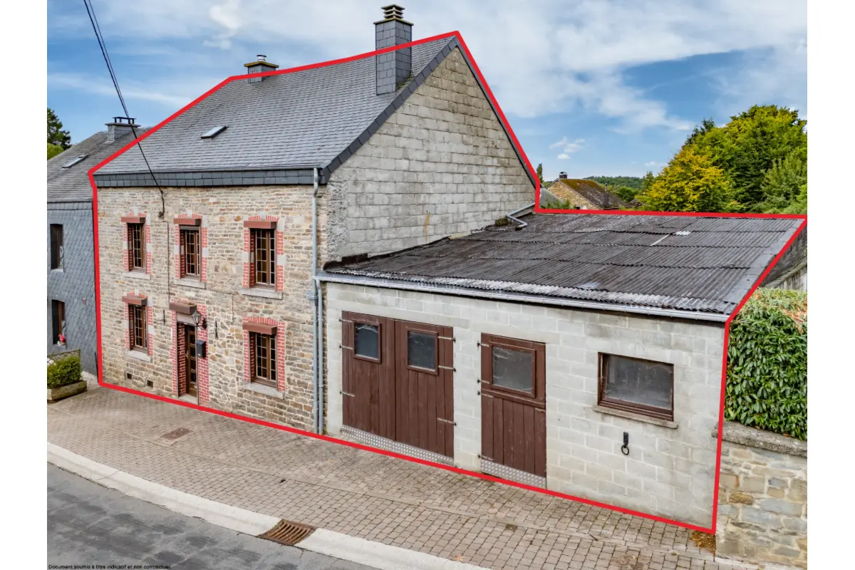 Ferme à vendre à Arville 6870 165000.00€ 4 chambres 176.00m² - annonce 634860