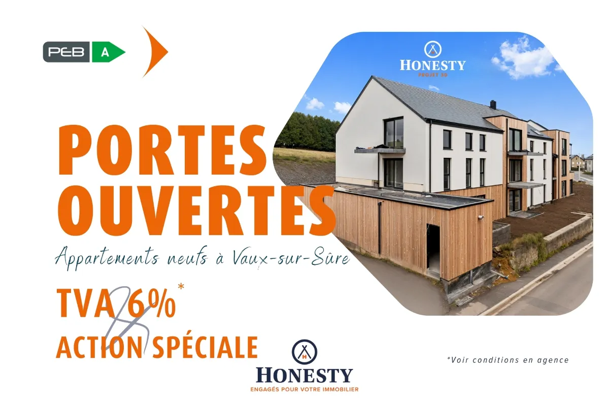 Appartement à vendre à Vaux-sur-Sûre 6640 239900.00€ 2 chambres 90.25m² - annonce 637131