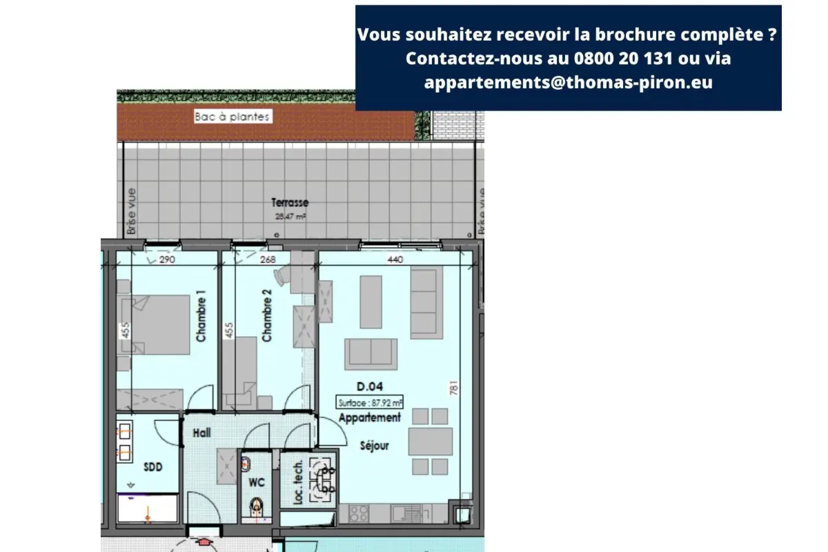 Appartement à vendre à Habay-la-Neuve 6720 330000.00€ 2 chambres 88.00m² - annonce 670650
