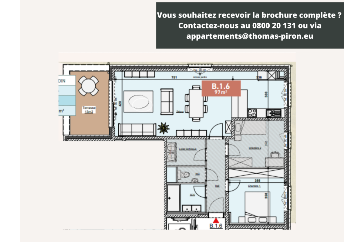 Appartement à vendre à Bastogne 6600 324000.00€ 2 chambres 97.00m² - annonce 670642