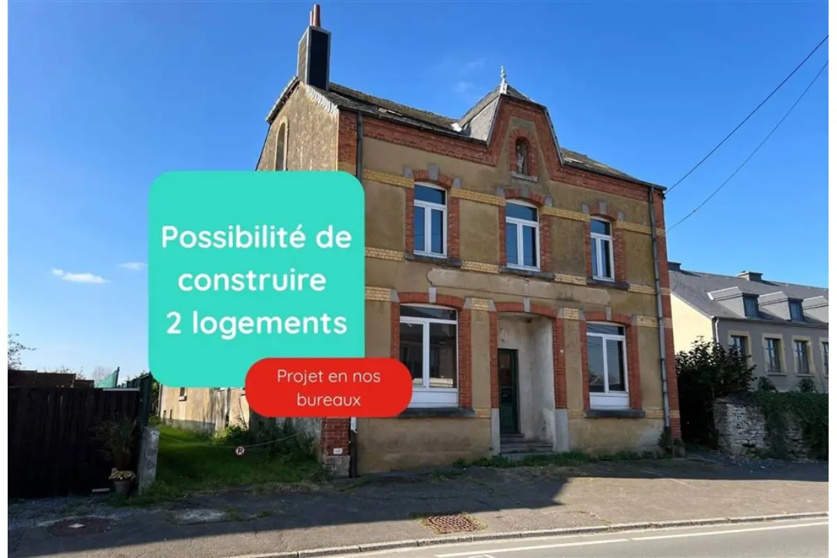 Immeuble de rapport - Immeuble à appartement à vendre à Rossignol 6730 80000.00€ 1 chambres 310.00m² - annonce 673714