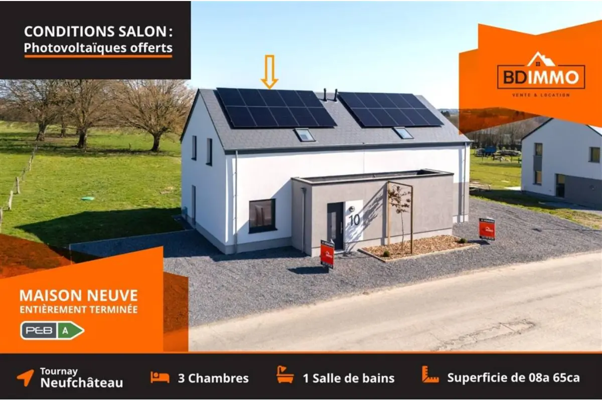 Maison à vendre à Neufchâteau 6840 320000.00€ 3 chambres m² - annonce 713413