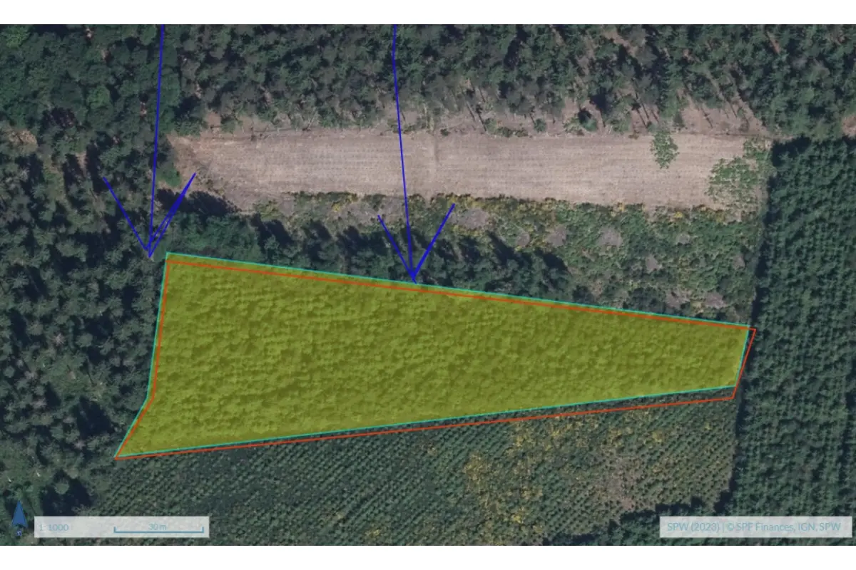 Terrain non bâtissable à vendre à Bertrix 6880 20500.00€  chambres m² - annonce 731327