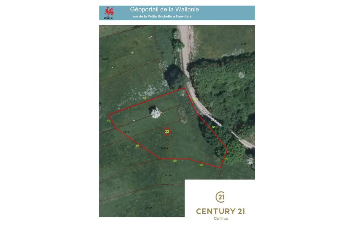 Terrain à bâtir à vendre à Fauvillers 6637 170000.00€  chambres m² - annonce 744908