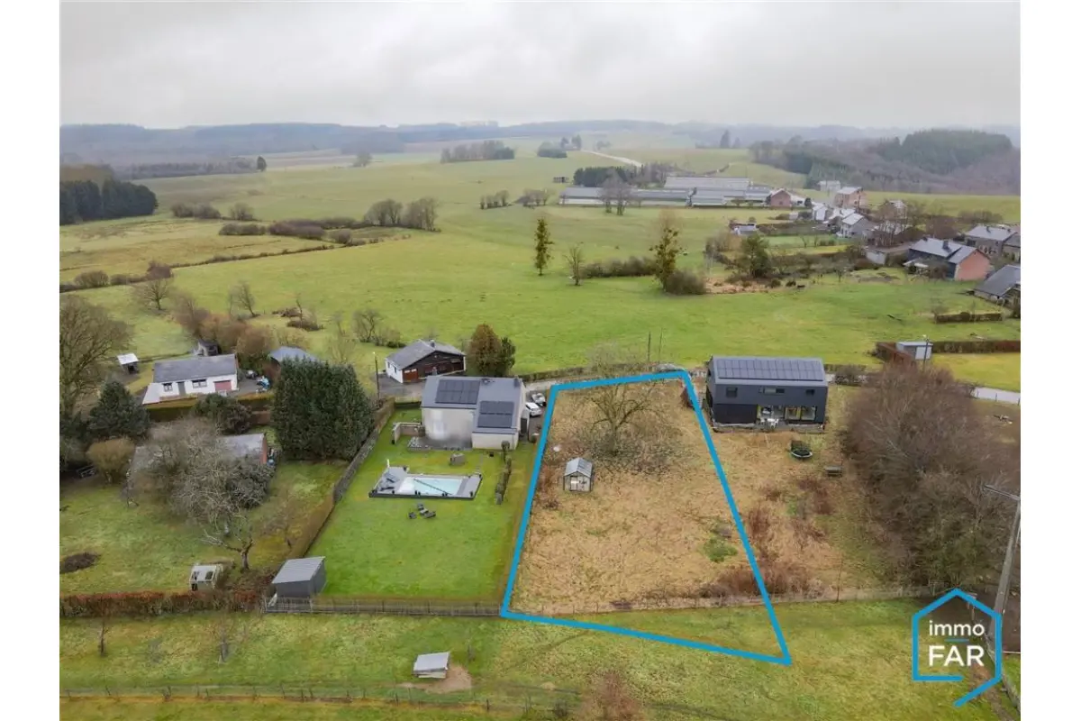 Terrain à vendre à Rendeux 6987 89000.00€  chambres m² - annonce 747748