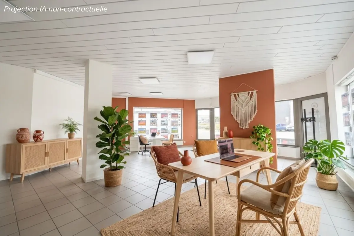 Commerce à louer à Libramont-Chevigny 6800 1100.00€  chambres 65.00m² - annonce 800389
